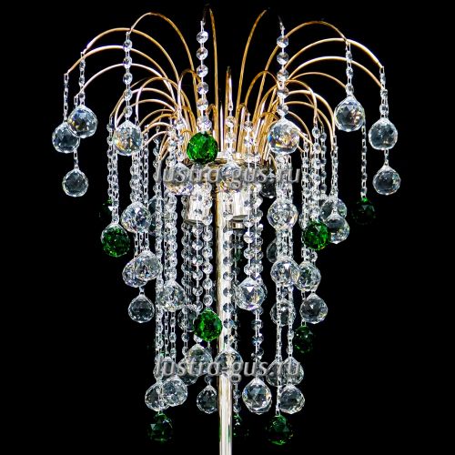 Торшер Каскад Шар средний цветной в Подольске Гусь Хрустальный